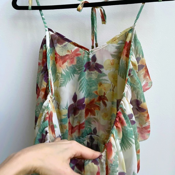 NWT 6 Shoreroad  orchid floral maxi dress - Picture 10 of 11